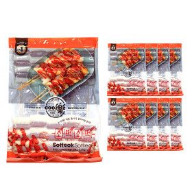 상품 이미지: 쿠즈락 떡꼬치I 1.3kg /소떡소떡/냉동 한박스 (1.3kg x 8ea)-아이스박스무료 쿠즈락 떡꼬치I 1.3kg /소떡소