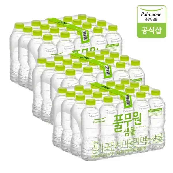 상품 이미지: 풀무원샘물 무라벨 생수 500mL X 60병 (무라벨/유라벨 혼용)