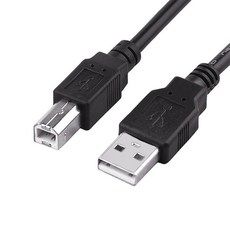 상품 이미지: 프린터 삼성 캐논 hp 호환 USB케이블 복합기 연결 USB 2.0 AB, 1.8m, 1개
