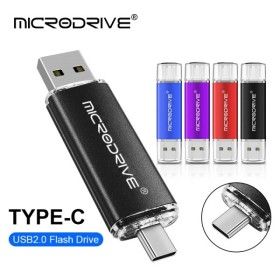 상품 이미지: 고효율 Pendrive TYPE C USB 플래시 드라이브 128GB 64GB 멀티 OTG 32GB 16GB 실제 용량 메모리 스틱 펜 드