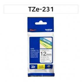 상품 이미지: TZE-231 브라더 라벨테이프 흰색 12MM