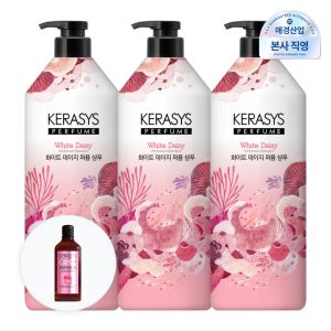 상품 이미지: 케라시스 퍼퓸 화이트 데이지 샴푸/린스 1L x 3개 + 증정지급 +극손상 울트랴 샴푸 180ml