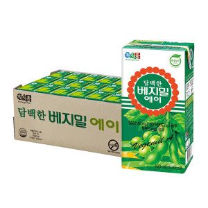 상품 이미지: 정식품 담백한 베지밀 에이 A 190ml 48개 트레이 패키지 두유