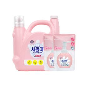 상품 이미지: 온더바디 세꼼마 핸드워시 파우더향 3.5L+파우더향 리필 200ml 2개