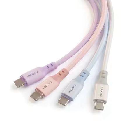 상품 이미지: 핑크 초고속충전 240W USB C to C타입 케이블선 1.5M 외장형 하드 태블릿PC 노트북 스마트폰 핸드폰 휴대폰