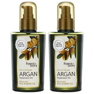 상품 이미지: 아르간 오일 헤어에센스 120ml x 2개 (초특가 브랜드 행사) / 헤어오일 세럼 손상모 영양 끈적임X
