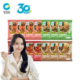 상품 이미지: 청정원 2주 식단관리 그레인보우 14개 (갈릭쉬림프4+스리라차치킨4+닭가슴살3+소고기3)