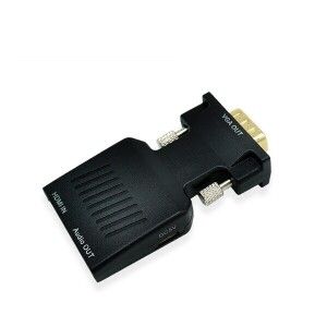 상품 이미지: HDMI TO VGA RGB 컨버터 D-SUB 변환 젠더 오디오지원