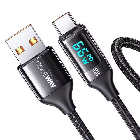 상품 이미지: 코드웨이 디스플레이 USB A to C타입 고속충전 케이블