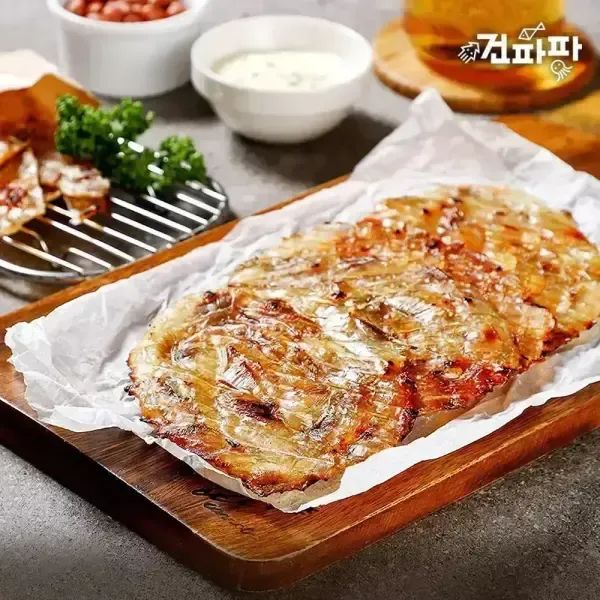 상품 이미지: 건파파 맛있는 건어물 간식 참쥐포 100g+100g 쥐치포 쥐포 어포