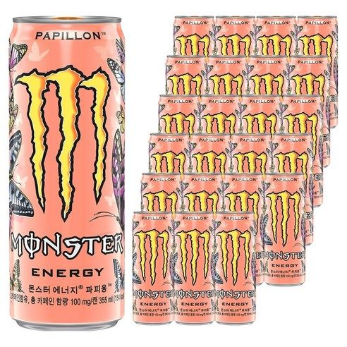 상품 이미지: 몬스터에너지 드링크 파피용, 355ml, 24개