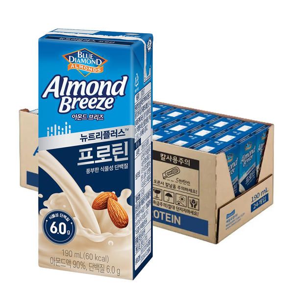 상품 이미지: 아몬드브리즈 프로틴, 190ml, 24개