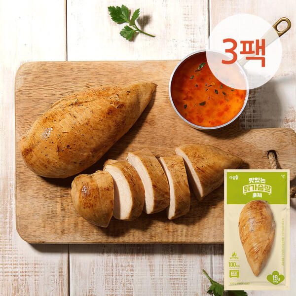 상품 이미지: [아임닭] NEW 맛있는 닭가슴살 훈제 100g 3팩