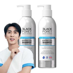 상품 이미지: 블랙포레 루트파워 두피 쿨앤딥클린 탈모증상완화 샴푸 500ml 2개 / 대다모 1위