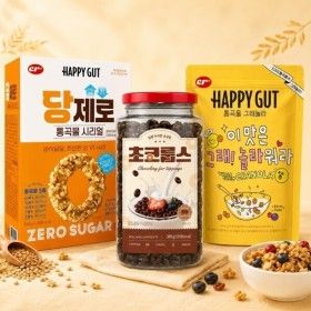 상품 이미지: 토핑대란팩 BEST 모음전) 초코룹스380g+당제로300g+통곡물그래놀라 300g