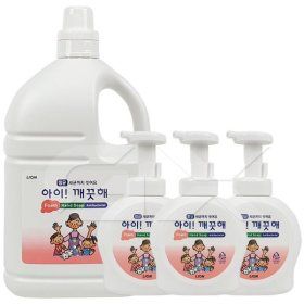 상품 이미지: 아이깨끗해 대용량 핸드워시 리필 손세정제 4L + 공용기490ml 3개 무료배송