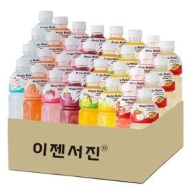 상품 이미지: (서진프리미엄) 모구모구 12종혼합 320ml 2개씩 총 24개 피치리치망고파인사과딸기블랙샤인레몬포도요거멜론
