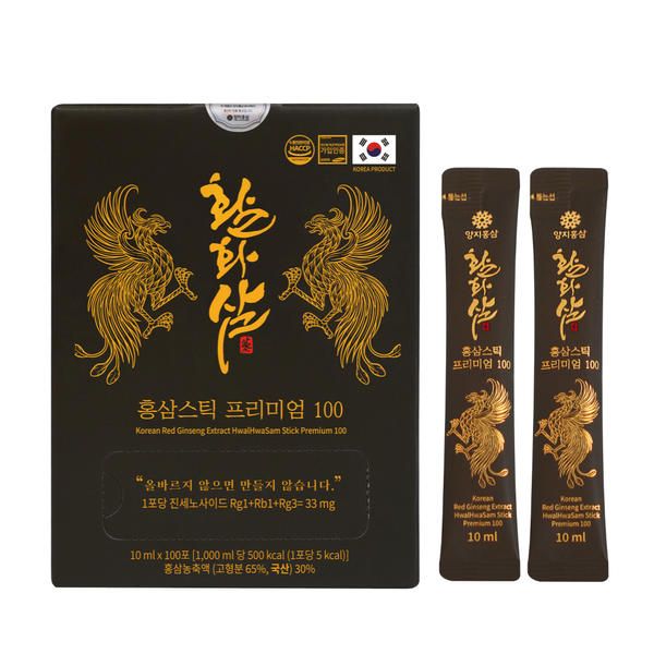 상품 이미지: 활화삼 홍삼스틱 프리미엄 100