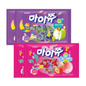 상품 이미지: 마이쮸 포도사과 2개+딸기복숭아 2개