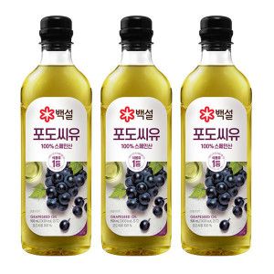 상품 이미지: 백설 포도씨유 900ml 3개
