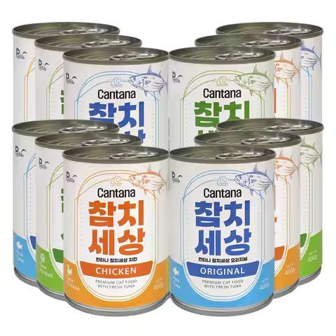 상품 이미지: 칸타나 참치세상 400g x 12개 고양이간식