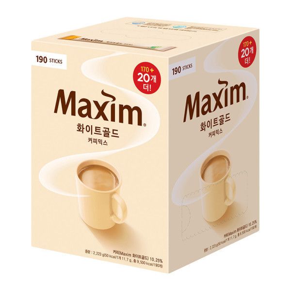 상품 이미지: (HOT특가딜)맥심 화이트골드 커피믹스 190T