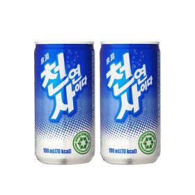 상품 이미지: 천연사이다 190ml 30캔 3박스 탄산 음료