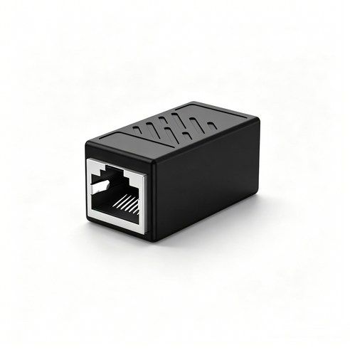 상품 이미지: CAT6 FTP RJ45 랜 연장 젠더 키스톤 잭 커플러 1Gbps 기가비트 인터넷 케이블 연결 어댑터