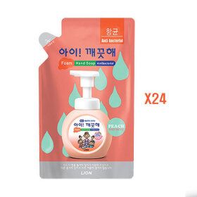 상품 이미지: 아이깨끗해 핸드워시 모이스춰 복숭아향 200ml X 24개