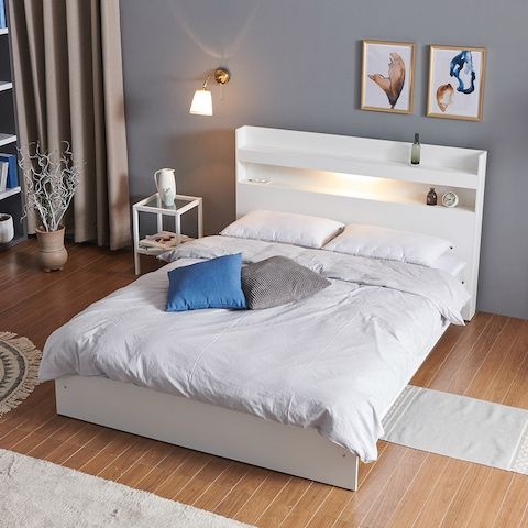 상품 이미지: 아너스 LED 스탠다드 일반침대 SS/Q (매트선택)_D