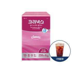상품 이미지: 크리넥스 미용티슈 실크소프트 플러스 250매 X 6입 X 1EA