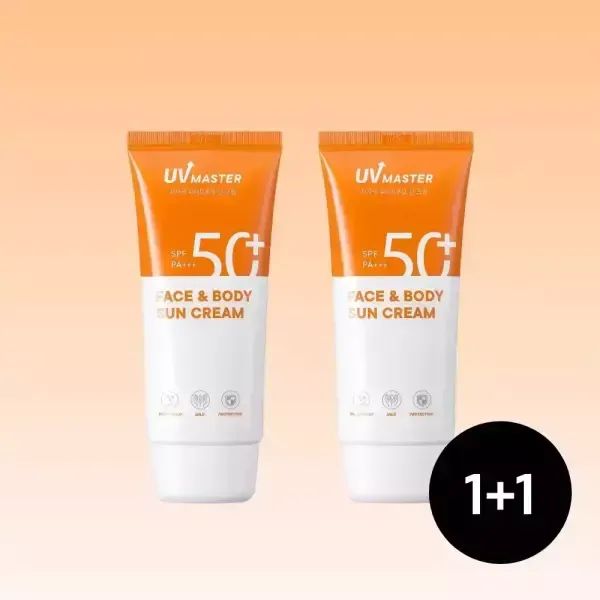 상품 이미지: [2개]유브이 마스터 페이스 앤 바디 선크림 80ml