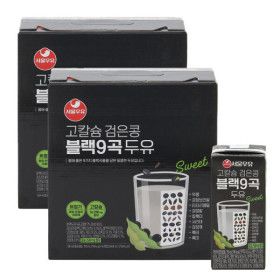 상품 이미지: 서울우유 고칼슘 검은콩 블랙9곡 두유 190ml 32팩-칼슘250mg 식물성 단백질 함유