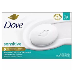 상품 이미지: 도브 센서티브 비누 바 106g 16개입 Dove Soap Bars