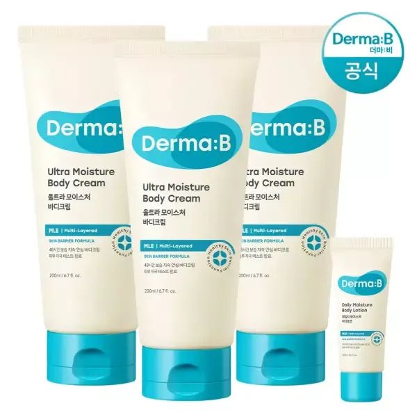 상품 이미지: [공식] 더마비 울트라 모이스처 바디크림 200ml x3개+튜브견본(랜덤)