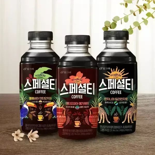상품 이미지: 빙그레 아카페라 스페셜티 460ml 20입 에티오피아 / 탄자니아 / 콜롬비아