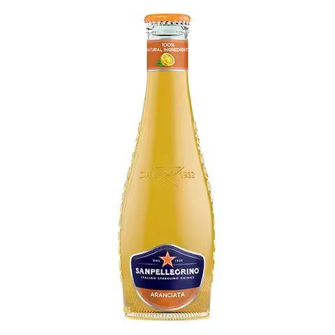 상품 이미지: 산펠레그리노 병 탄산음료 아란시아타 오렌지 200ml