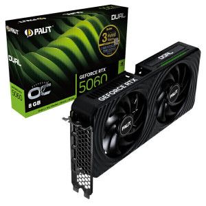 상품 이미지: PALIT 지포스 RTX 5060 DUAL OC D7 8GB 이엠텍