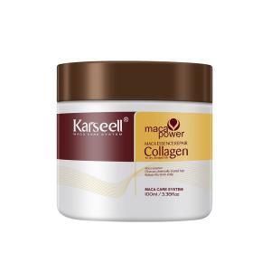 상품 이미지: Karseell 100ml 콜라겐 헤어 트리트먼트 딥 리페어 컨디셔닝 아르간 오일 마스크 에센스 건조하고 손상된