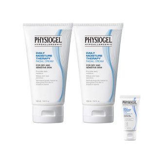 상품 이미지: 피지오겔 데일리 모이스쳐 테라피 페이셜 크림 150ml 2개 + DMT 클렌징젤 30ML 증정