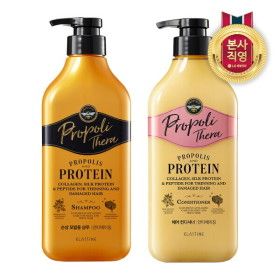 상품 이미지: LG생활건강 엘라스틴 프로폴리테라 손상 모발용 샴푸 500ml + 컨디셔너 500ml