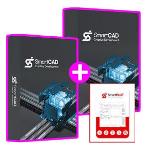 상품 이미지: 스마트캐드 SmartCAD Standard 1+1 영구 라이선스 (당일전달)