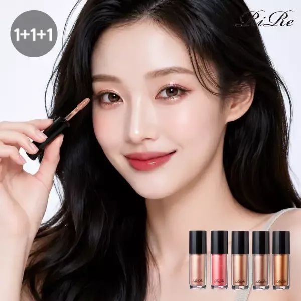 상품 이미지: [3개] 리르 룩스 리퀴드 섀도우 (5color) 0 아이섀도우 아이메이크업 펄섀도우