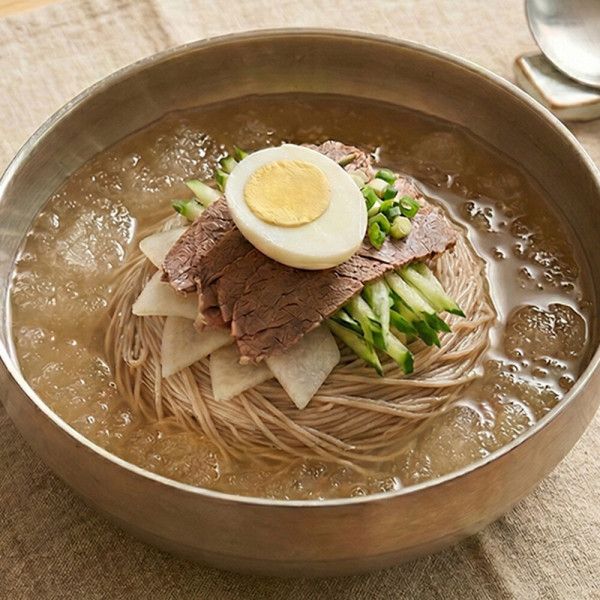 상품 이미지: 옥구촌 메밀 물냉면 고깃집 냉면 10인분 개별포장 메밀냉면 200g 10봉 + 물냉면 육수 10봉