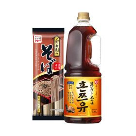 상품 이미지: 시즌한정소바키트 (기꼬만혼쯔유1.8L+나가타니엔소바300g 1개)