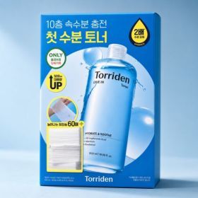 상품 이미지: 토리든 다이브인 저분자 히알루론산 토너 500ml 기획 (+늘어나는 화장솜 60매)