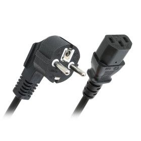 상품 이미지: KC인증 파워케이블 50cm AC 220v 컴퓨터 모니터 아답터 접지 전기코드선 전원 3구 일자형 ㄱ자형 PC 어댑터