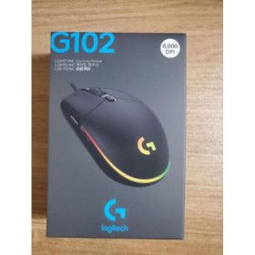 상품 이미지: 로지텍G 유선 게이밍마우스 2세대(G102 LIGHTSYNC/정품)블랙  로지텍 코리아 정품