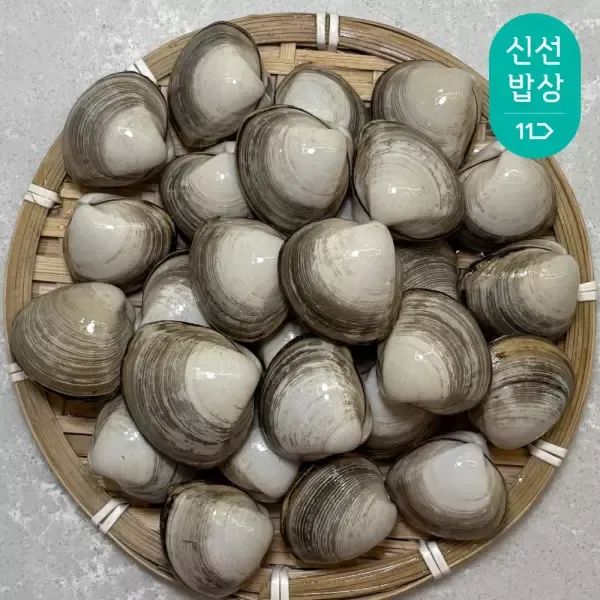 상품 이미지: [품질보장] 이순신수산 국내산 자연산 생물 해감 선별 동죽조개 특대 800g