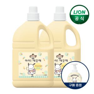 상품 이미지: 아이깨끗해 X포차코 핸드워시 대용량 리필 순향 4.5L 2개 + 포차코 공용기 증정